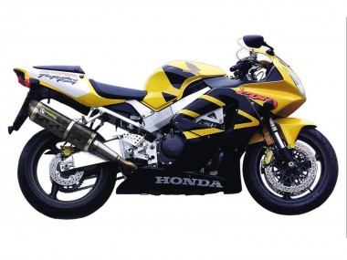 Großhandel Honda CBR900RR 929 Motorrad Verkleidung 2000-2001 - Gelb Dunkel Blau