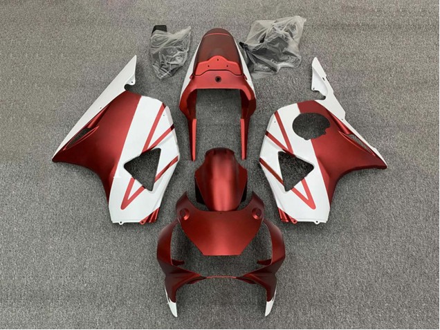 Großhandel Honda CBR900RR 954 Motorrad Verkleidung 2002-2003 - Weiss Rot