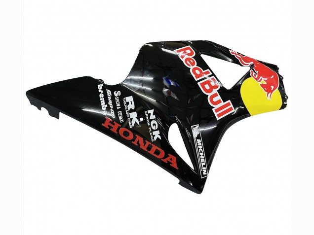 Großhandel Honda CBR900RR 954 Motorrad Verkleidung 2002-2003 - Glanzendes Schwarz Gelb Red Bull Michelin