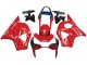 Großhandel Honda CBR900RR 954 Motorrad Verkleidung 2002-2003 - Rot Dunkel Blau Dunlop