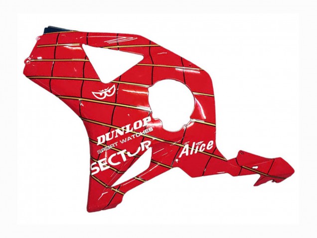 Großhandel Honda CBR900RR 954 Motorrad Verkleidung 2002-2003 - Rot Dunkel Blau Dunlop