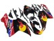 Großhandel Ducati 848/1098/1198 Motorrad Verkleidung 2007-2014 - Glanzendes Schwarz Gelb Blau Red Bull