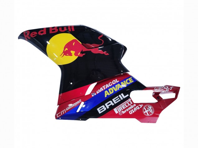 Großhandel Ducati 848/1098/1198 Motorrad Verkleidung 2007-2014 - Glanzendes Schwarz Gelb Blau Red Bull
