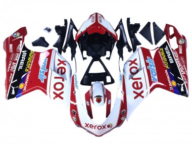 Großhandel Ducati 848/1098/1198 Motorrad Verkleidung 2007-2014 - Weiss Rot Glanzendes Schwarz Valsir Xerox