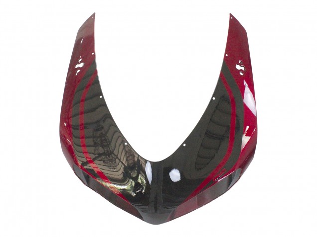 Großhandel Ducati 848 Motorrad Verkleidung 2007-2014 - Rot Glanzendes Schwarz