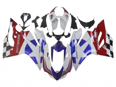 Großhandel Ducati Panigale 899 Motorrad Verkleidung 2011-2014 - Weiss Blau Rot Schwarz