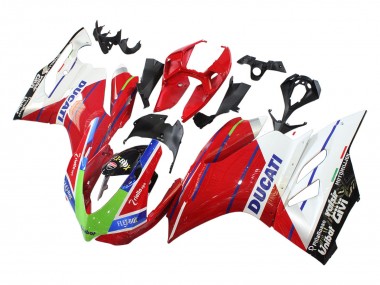 Großhandel Ducati Panigale 899/1199 Motorrad Verkleidung 2011-2014 - Weiss Rot Grun Blau Glanzendes Schwarz Flex-Box