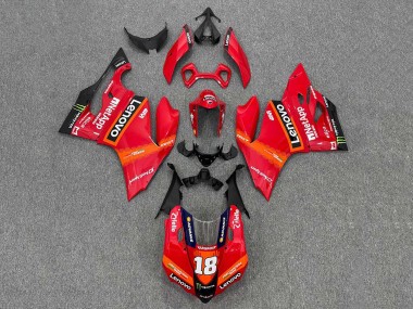 Großhandel Ducati Panigale 899/1199 Motorrad Verkleidung 2011-2014 - Rot Orange Schwarz Monster Lenovo 18
