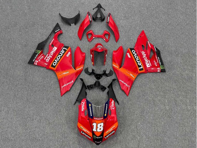Großhandel Ducati Panigale 899/1199 Motorrad Verkleidung 2011-2014 - Rot Orange Schwarz Monster Lenovo 18