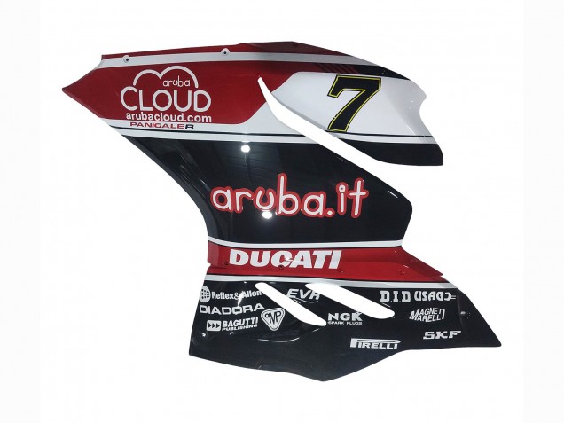 Großhandel Ducati Panigale 899/1199 Motorrad Verkleidung 2011-2014 - Weiss Rot Glanzendes Schwarz Aruba.it 7