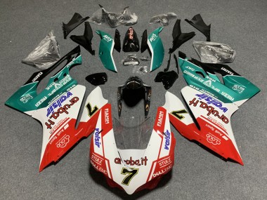 Großhandel Ducati Panigale 899/1199 Motorrad Verkleidung 2011-2014 - Weiss Rot Grun Glanzendes Schwarz Avis Valsir 7