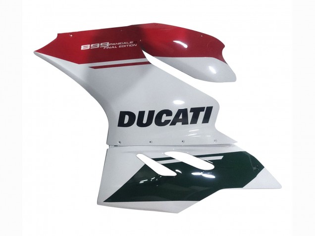 Großhandel Ducati Panigale 899 Motorrad Verkleidung 2011-2014 - Weiss Rot Glanzendes Schwarz