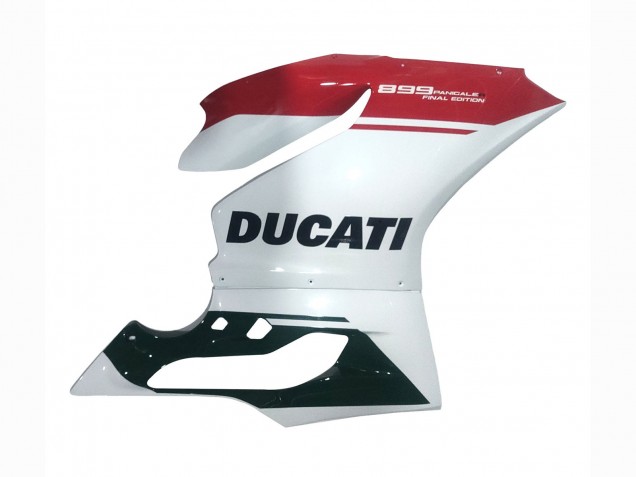 Großhandel Ducati Panigale 899 Motorrad Verkleidung 2011-2014 - Weiss Rot Glanzendes Schwarz