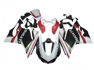 Großhandel Ducati Panigale 1199 Motorrad Verkleidung 2011-2014 - Weiss Rot Schwarz