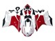 Großhandel Ducati 1199 Motorrad Verkleidung 2011-2014 - Weiss Rot Glanzendes Schwarz