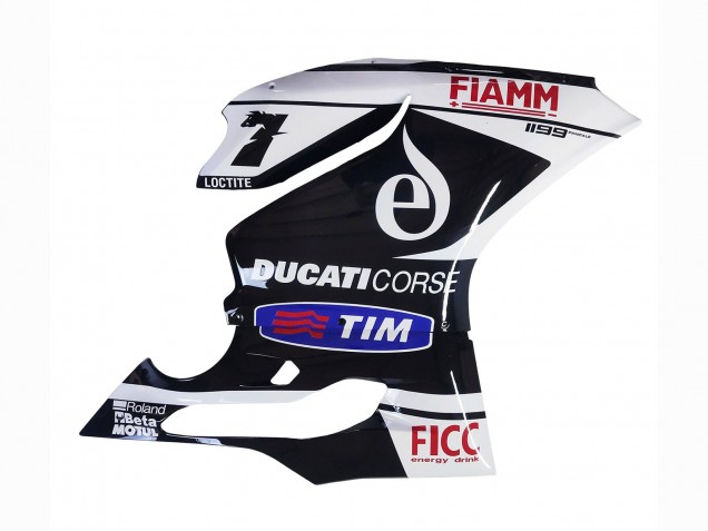 Großhandel Ducati Panigale 899/1199 Motorrad Verkleidung 2011-2014 - Weiss Schwarz Blau Fiamm Ficc 7
