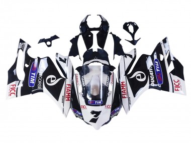 Großhandel Ducati Panigale 899/1199 Motorrad Verkleidung 2011-2014 - Weiss Schwarz Blau Fiamm Ficc 7