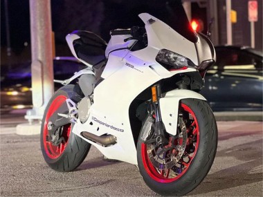 Großhandel Ducati 959/1299 Motorrad Verkleidung 2015-2020 - Weiss Lila