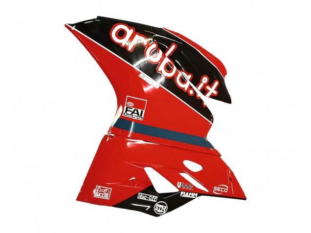 Großhandel Ducati 959/1299 Motorrad Verkleidung 2015-2020 - Rot Glanzendes Schwarz Fiamm