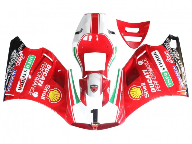 Großhandel Ducati 748/916/996/998 Motorrad Verkleidung 1993-2005 - Weiss Rot Gelb Grun Glanzendes Schwarz Performance