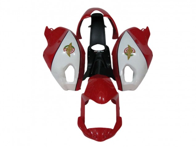Großhandel Ducati Monster 696 796 1100 1100S Motorrad Verkleidung 2008-2012 - Weiss Rot