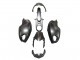 Großhandel Ducati Monster 696 796 1100 1100S Motorrad Verkleidung 2008-2012 - Matt Schwarz