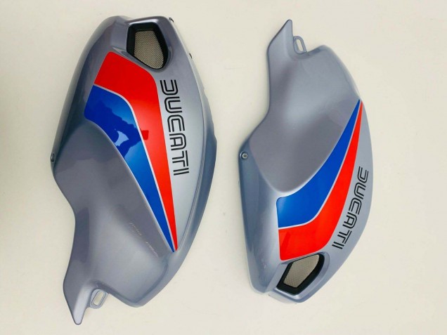 Großhandel Ducati Monster 696 796 1100 1100S Motorrad Verkleidung 2008-2012 - Silber Rot Blau
