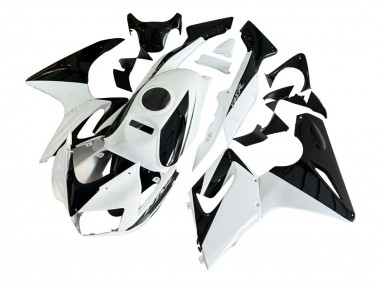 Großhandel Honda CBR125R Motorrad Verkleidung 2002-2006 - Weiss Glanzendes Schwarz