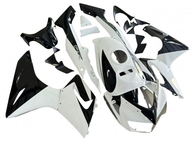 Großhandel Honda CBR125R Motorrad Verkleidung 2002-2006 - Weiss Glanzendes Schwarz