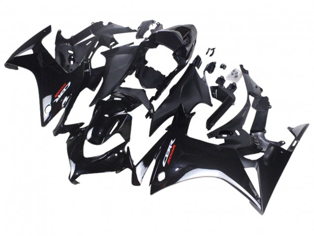Großhandel Honda CBR500R Motorrad Verkleidung 2013-2015 - Glanzendes Schwarz Matt Schwarz