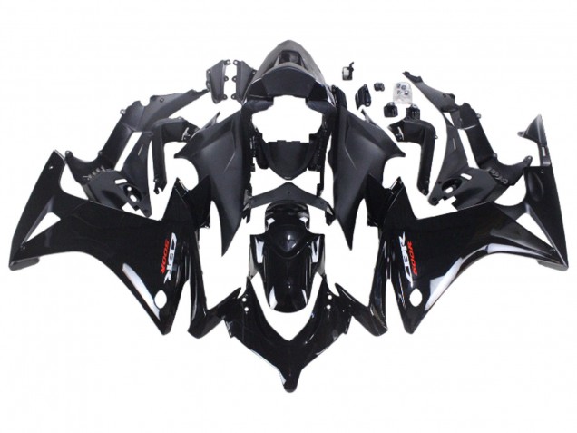 Großhandel Honda CBR500R Motorrad Verkleidung 2013-2015 - Glanzendes Schwarz Matt Schwarz