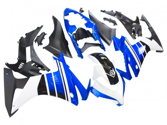 Großhandel Honda CBR500R Motorrad Verkleidung 2013-2015 - Blau Weiss Matt Schwarz