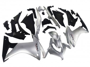 Großhandel Honda CBR500R Motorrad Verkleidung 2013-2015 - Silber Glanzendes Schwarz