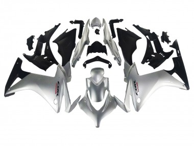 Großhandel Honda CBR500R Motorrad Verkleidung 2013-2015 - Silber Glanzendes Schwarz