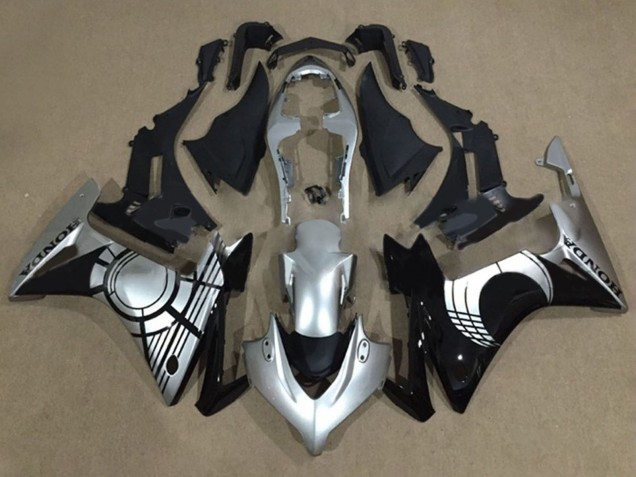 Großhandel Honda CBR500R Motorrad Verkleidung 2013-2015 - Silber Glanzendes Schwarz