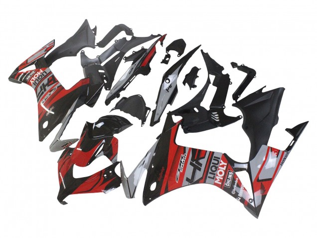 Großhandel Honda CBR500R Motorrad Verkleidung 2013-2015 - Rot Silber Glanzendes Schwarz