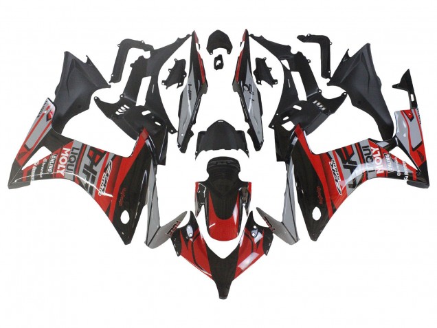 Großhandel Honda CBR500R Motorrad Verkleidung 2013-2015 - Rot Silber Glanzendes Schwarz
