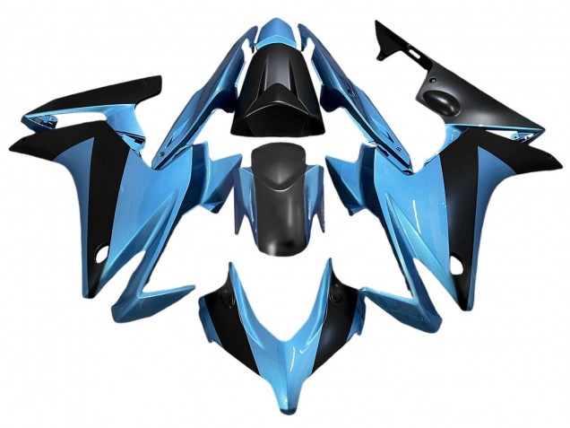 Großhandel Honda CBR500R Motorrad Verkleidung 2013-2015 - Hellblau Schwarz