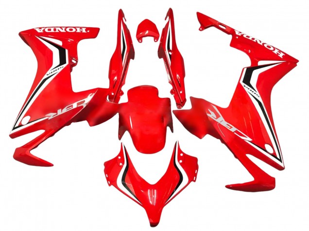 Großhandel Honda CBR500R Motorrad Verkleidung 2013-2015 - Rot Weiss Schwarz Streifen