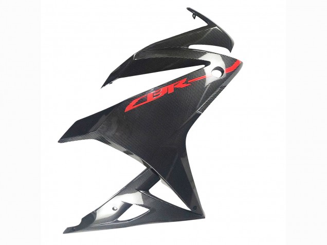 Großhandel Honda CBR500R Motorrad Verkleidung 2016-2018 - Schwarzes Carbonfaser Rot