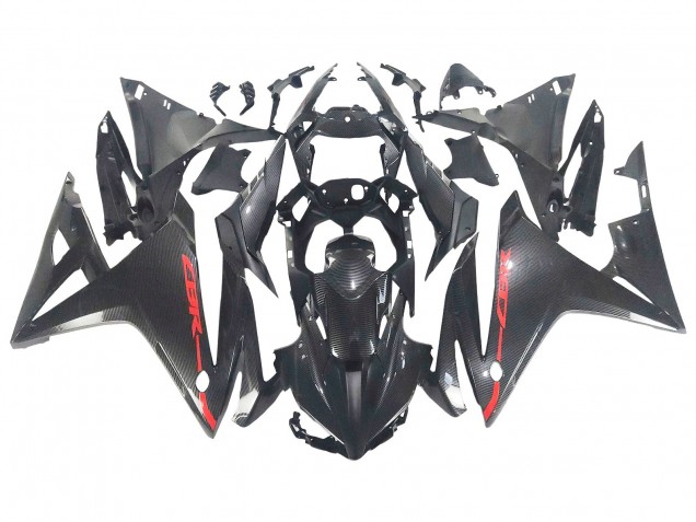 Großhandel Honda CBR500R Motorrad Verkleidung 2016-2018 - Schwarzes Carbonfaser Rot