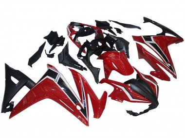 Großhandel Honda CBR500R Motorrad Verkleidung 2016-2018 - Rot Weiss Matt Schwarz