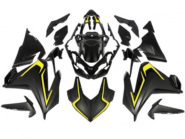 Großhandel Honda CBR500R Motorrad Verkleidung 2022-2023 - Matt Schwarz Gelb