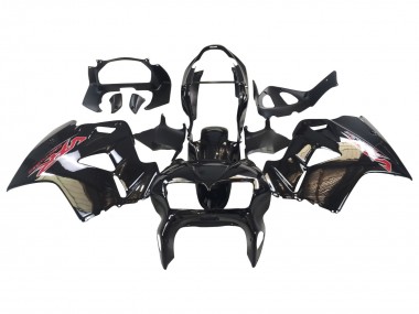 Großhandel Honda VFR 800 Motorrad Verkleidung 1998-2001 - Glanzendes Schwarz Rot Aufkleber