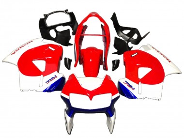Großhandel Honda VFR 800 Motorrad Verkleidung 1998-2001 - Weiss Rot Blau