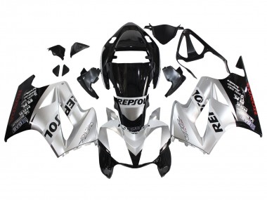 Großhandel Honda VFR 800 Motorrad Verkleidung 2002-2013 - Silber Glanzendes Schwarz Repsol