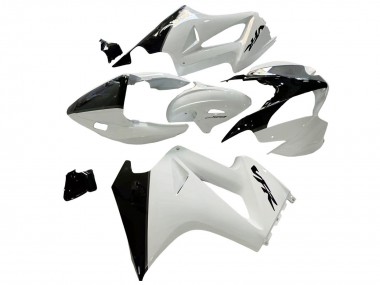 Großhandel Honda VFR 800 Motorrad Verkleidung 2002-2013 - Perl Weiss Glanzendes Schwarz Aufkleber