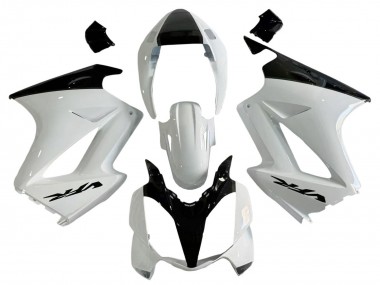 Großhandel Honda VFR 800 Motorrad Verkleidung 2002-2013 - Perl Weiss Glanzendes Schwarz Aufkleber