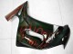 Großhandel Kawasaki EX650 Motorrad Verkleidung 2006-2008 - Glanzendes Schwarz Rot Flamme