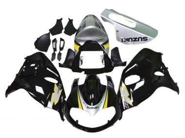 Großhandel Suzuki TL1000R Motorrad Verkleidung 1998-2003 - Glanzendes Schwarz Silber Gelb